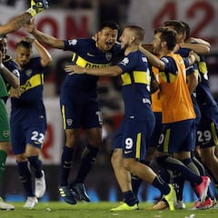 Festejo monumental de Boca