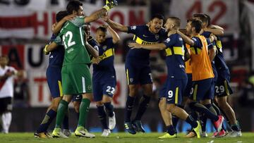 Festejo monumental de Boca