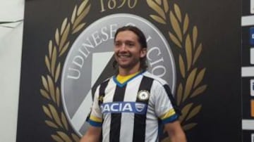 Manuel Iturra dejó el Granada de España y ahora defenderá al Udinese italiano.