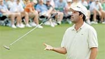 <b>BUEN TORNEO</B>. Olazábal está completando un gran Masters.