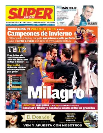 Portadas de la prensa mundial