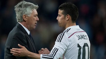 La llamada de Ancelotti a James, clave: "Te necesito aquí"