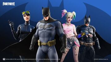 Batman, Catwoman y Harley Quinn son personajes de DC Comics que llegaron con anterioridad a Fortnite