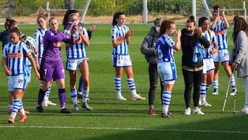 Jugadoras de la Real Sociedad. 