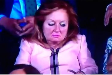 Twitter arde con las siestas de la mujer de Villar en el palco