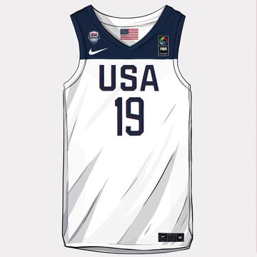 Así son las camisetas que se usarán durante el Mundial de Baloncesto