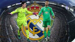 El Real Madrid debate si fichar a Courtois o a De Gea