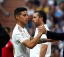 James regresa a la titular de Real Madrid y sale aplaudido