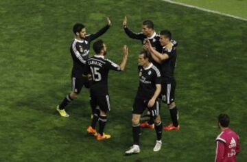 James Rodríguez vuolvió a recibir la confianza de Carlo Ancelotti por segundo partido consecutivo. El 10 fue la figura del partido