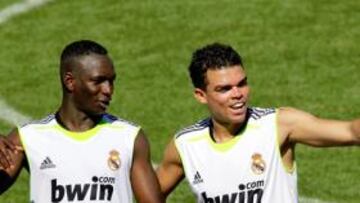 <b>REGRESO. </b>Pepe volvió con el Madrid.