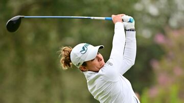 Gaby López durante la última ronda del torneo de la LPGA