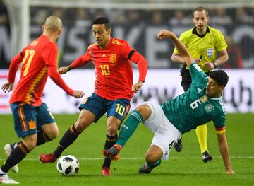 Thiago Alcántara y Sami Khedira.