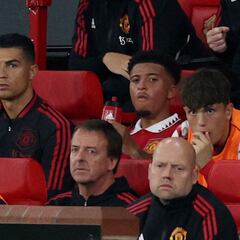 Why was Jadon Sancho left out of Manchester United World Cup training?