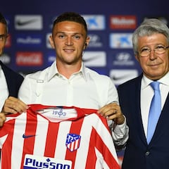 Trippier: "No me lo pensé; es un privilegio estar con Simeone"