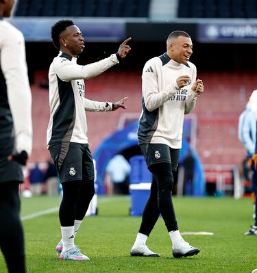 Vinicius y Mbappé.