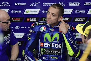 Valentino Rossi se vuelve a subir a la moto en Aragón