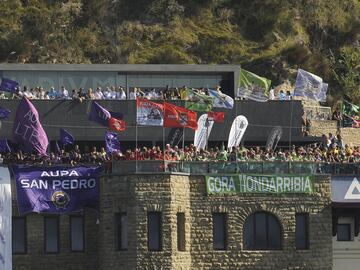 Gran ambiente en la Concha. 