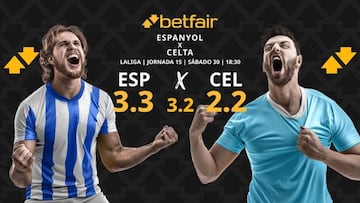 RCD Espanyol vs. RC Celta de Vigo: horario, dónde ver, pronósticos y clasificación