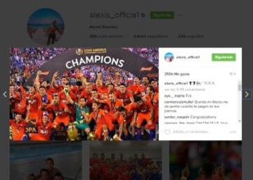 El festejo de la Roja en las redes sociales