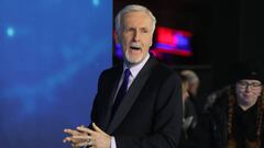 LONDON, ENGLAND - DECEMBER 06: James Cameron attends the "Avatar: The Way Of Water" world premiere at Odeon Luxe Leicester Square on December 06, 2022 in London, England. (Photo by Lia Toby/Getty Images)