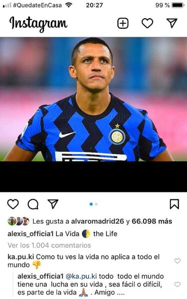 La respuesta de Alexis a uno de sus seguidores que se hizo viral