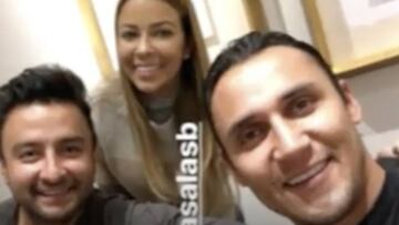 Keylor Navas escribi&oacute; el tema original de &#039;Hombre de fe&#039; con Alex Campos. Foto: Instagram