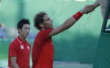 El heroico partido de Rafa Nadal ante Nishikori en im¨¢genes
