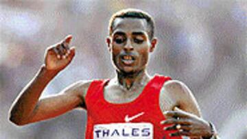 <b>LA GRAN ATRACCIÓN.</B> Kenenisa Bekele, campeón mundial de cross, correrá hoy 5.000 metros en Oslo.