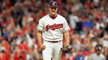 Trevor Bauer, pitcher de Cleveland Indians, consigui&oacute; dominar a los New York Yankees en el inicio de las Series de Divisi&oacute;n.