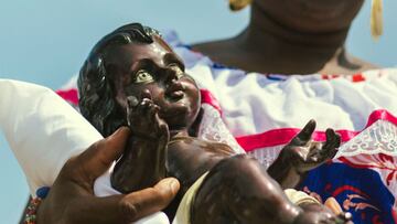 El pueblo que celebra la Navidad en febrero y con un Niño Dios negro.