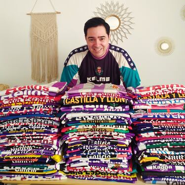 La historia del Pucela a través de sus camisetas