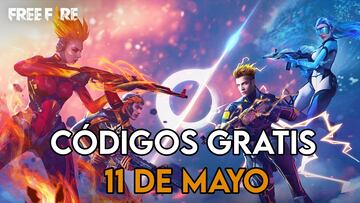 Free Fire códigos recompensas gratis 9 mayo