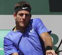 Del Potro sigue adelante por la lesión de Almagro
