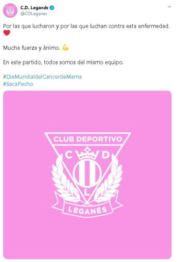 El mundo del deporte unido en el D¨ªa Mundial del C¨¢ncer de Mama