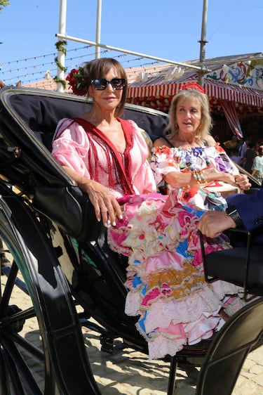 María Ángeles Grajal durante la Feria de Sevilla 2023.