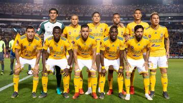 La posible alineaci&oacute;n titular de Tigres para el Cl&aacute;sico Regio