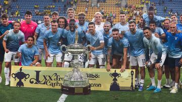 10/08/24 TOFEO CARRANZA CADIZ - LAZIO LAZIO CON EL TROFEO CARRANZA