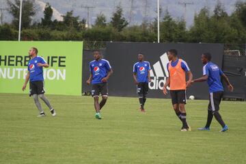 Los dirigidos por Jorge Luis Pinto se preparan para su primer partido de Liga Águila frente a Envigado. También presentaron sus cuatro nuevas caras.