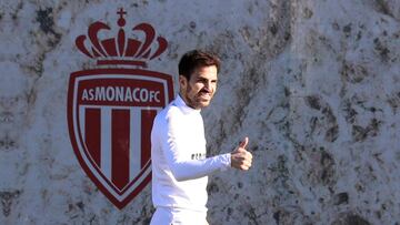 Cesc Fàbregas, en el Mónaco.