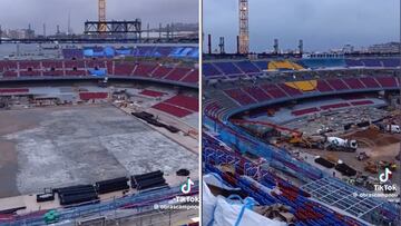 La imagen del Camp Nou que no es muy esperanzadora