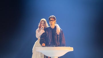 Tony Grox & LUCYCALYS durante la celebración de la primera semifinal del Benidorm Fest.