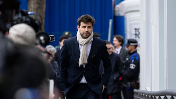 MAJADAHONDA, SPAIN - MARCH 14: Former FC Barcelona footballer Gerard Pique arrives to testify at court on March 14, 2025 in Majadahonda, Spain. A Madrid court initiated an investigation last year into a deal to move the Spanish Super Cup to Saudi Arabia. (Photo by Pablo Blazquez Dominguez/Getty Images)