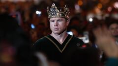  Saul -Canelo- Alvarez (MEX) during the fight "The King Coming Home" for the Super Middleweight titles, endorsed by the World Boxing Council (WBC), the World Boxing Organization (WBO), the World Boxing Association (WBA) and the International Boxing Federation (IBF), against John Ryder (ENG)  at Akron Stadium, on May 6, 2023.

<br><br>

Saul -Canelo- Alvarez (MEX)  durante la pelea "The King Coming Home" por los titulos Supermedio, avalados por el Consejo Mundial de Boxeo (CMB), la Organizacion Mundial de Boxeo (OMB), la Asociacion Mundial de Boxeo (AMB) y la Federacion Internacional de Boxeo (IBF) contra John Ryder (ENG) , en el  Estadio Akron, el 06 de Mayo de 2023.