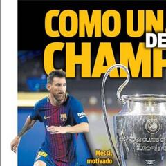 Messi-Dybala, duelo en las portadas de Barcelona