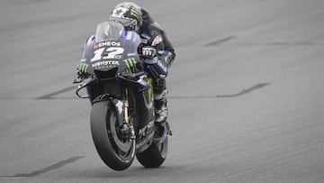 Maverick con su Yamaha en Motegi.