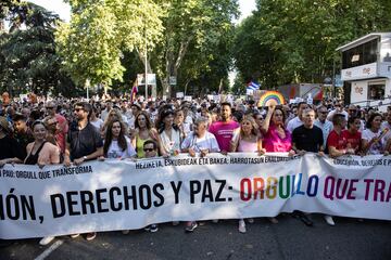 Manifestación del Orgullo  LGTBI+.