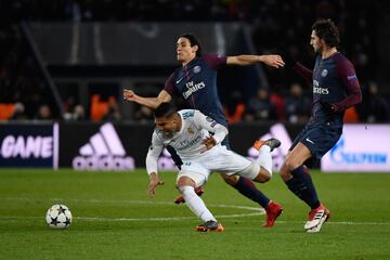 Casemiro y Cavani.