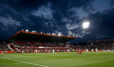 Panorámica del estadio Municipal de Montilivi.