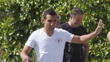 <b>DESEADO. </b>Santi Cazorla podr¨ªa abandonar el M¨¢laga para enrolarse en el Arsenal de Wenger.