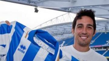 <b>EN SU PRESENTACIÓN. </b>Vicente recaló en el Brighton la temporada pasada.